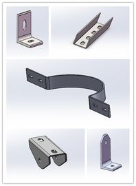 Harga yang bagus Customized Solar Mounting Accessories L - Footing Connectors Hooks For Solar Mounting Structure on line