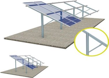 Harga yang bagus Silver Solar Panel Ground Mounting Systems Support Structure Photovoltaic Stents High Stability on line