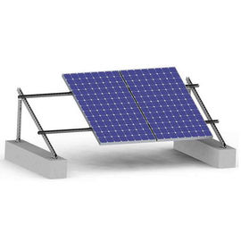 Harga yang bagus Ballasted Flat Solar Panel Roof Mounting Systems Brackets Structure Thickness 0.5mm-15mm on line