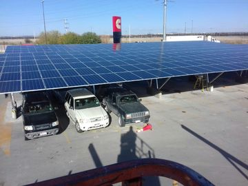 Harga yang bagus Adjustable Solar Panel Parking , Anodized Aluminum Residential Solar Carport Kit on line