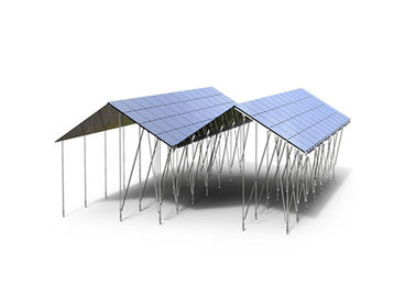 Harga yang bagus On Off Grid Greenhouse Solar System Sustainable Durable Steel Photovoltaic Panel Frames on line