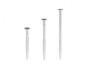 Harga yang bagus Customized PV Mounted Steel Screw Piles , High Strength Screw Driven Ground Piles on line