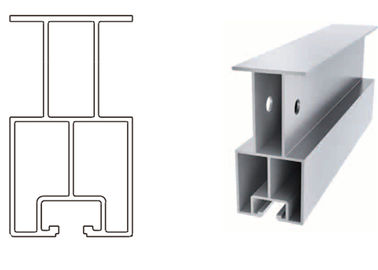 Harga yang bagus Customized Size Aluminum Slotted Rail Roof Open Field Anodized Surface Treatment on line