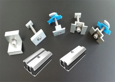 Harga yang bagus Open Ground Solar Panel Earthing Clamps Home Rail Components Customized Length on line