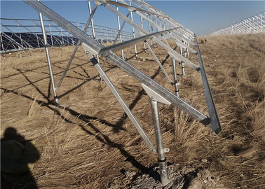 Harga yang bagus Metal Solar Panel Ground Mounting Systems PV Concrete Foundation Corrosion Resistance on line