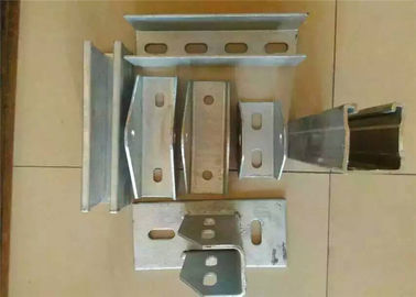Harga yang bagus Galvanized Solar Mounting Accessories Stents Brackets Customized Color Size on line