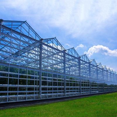 Harga yang bagus Rust Protection Anodized Solar System Greenhouse Metal Frame Photovoltaic System Walk-in Greenhouse on line