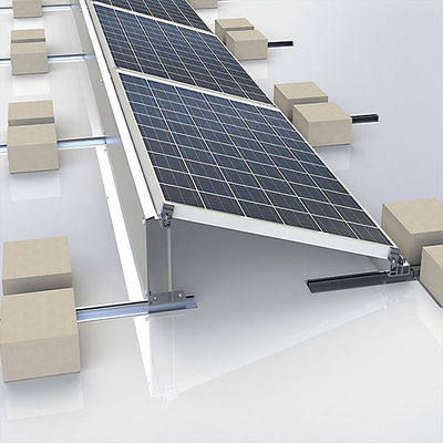Harga yang bagus Rustproof Reusable Solar PV Flat Roof Mounting Systems on line