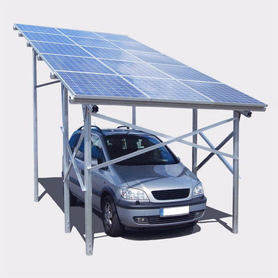 Harga yang bagus Flexible Galvanized Steel 20kw Solar Carport Structures on line