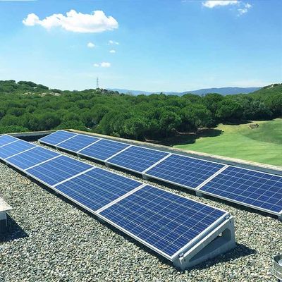 Harga yang bagus Lightweight Stainless Silver Galvanized Steel Profile Solar Mounting System PV Module Support on line