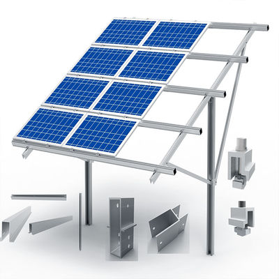 Harga yang bagus Anodized AL6005-T5 Aluminum Extrusion Profiles Solar Panel Bracket on line