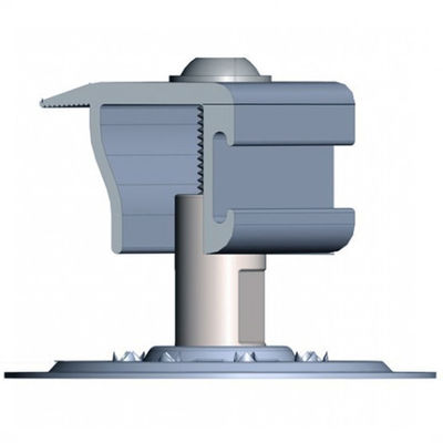 Harga yang bagus On/Off Grid Roof & Ground Aluminum Mid End Solar Panel Clamps Mounting Kits for PV Mounting Structures on line
