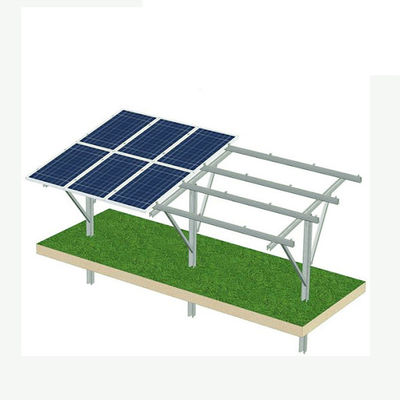 Harga yang bagus 3~5mm Stainless Silver Galvanized Steel Profile For PV Module Support on line