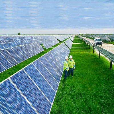 Harga yang bagus Natural Or Customized Galvanized Stainless Metal Solar Photovoltaic Ground Mounting Systems on line