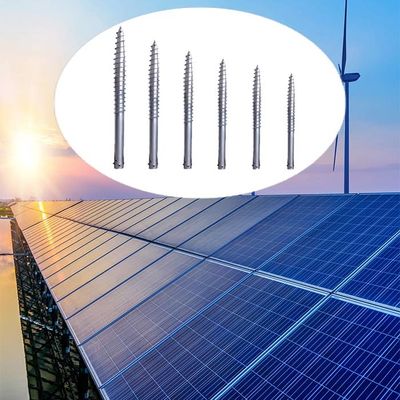 Harga yang bagus Hot Dip Galvanized Ground Screw Piles 2.75mm 3mm 3.5mm Thickness on line