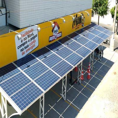 Harga yang bagus Al 6005-T5 & SUS 304 Open Ground Solar Carport Mounting System on line