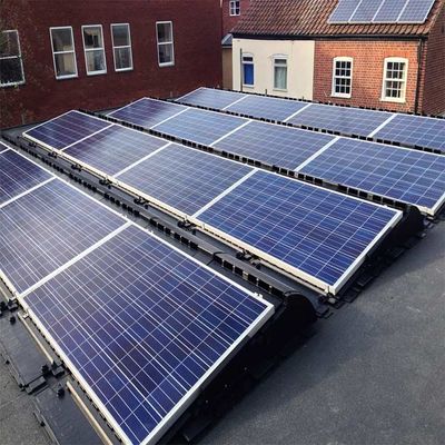 Harga yang bagus 0-20m Height Hot Galvanized Steel Flat Roof Solar PV Mounting System on line