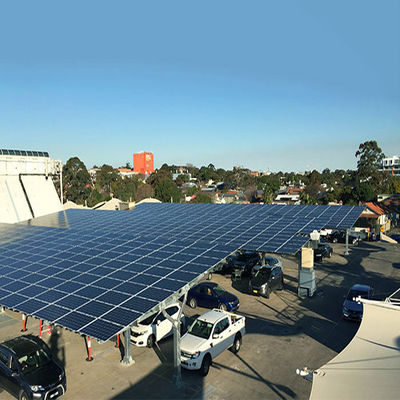 Harga yang bagus Weather Proof Anodized Aluminum PV Carport Structures on line