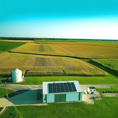 Harga yang bagus Hot Dip Galvanizing Q235B Greenhouse Solar Mounting Structures on line