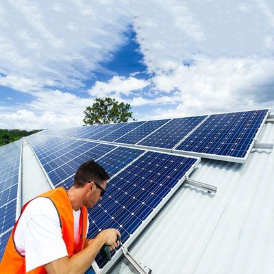 Harga yang bagus 30psf Tile Roof Aluminum Alloy Solar Photovoltaic System on line
