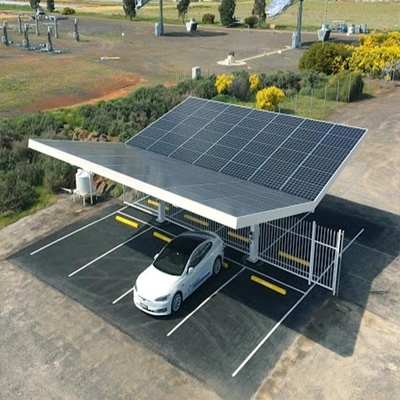 Harga yang bagus On / Off Grid Solar Carport Systems With metal roofing sheet solar bracket solar mounting system on line