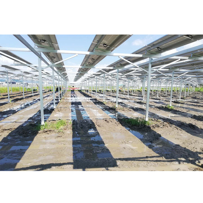 Harga yang bagus Hot Galvanized Q235B Q345B Ground Mounted solar PV Systems solar bracket ground mounting on line
