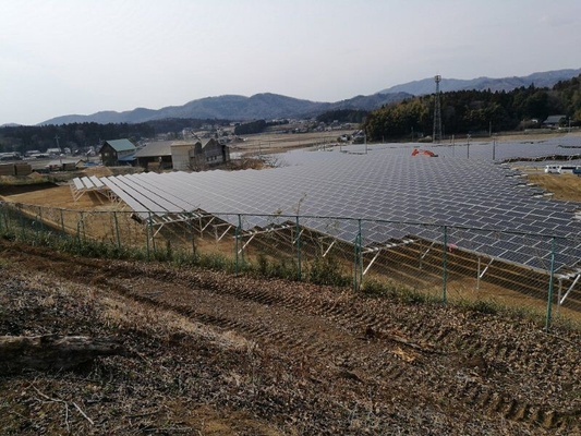 Harga yang bagus Galvanized Q235B Q345B solar ground mounting system ground solar bracket solar structure on line