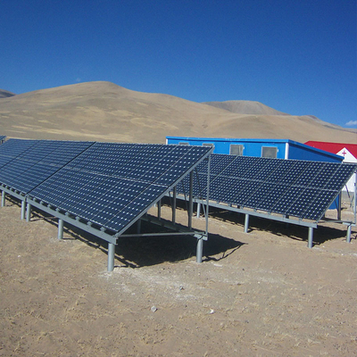 Harga yang bagus Hot Dip Galvanized Ground Solar Mounting Bracket High Power Output on line