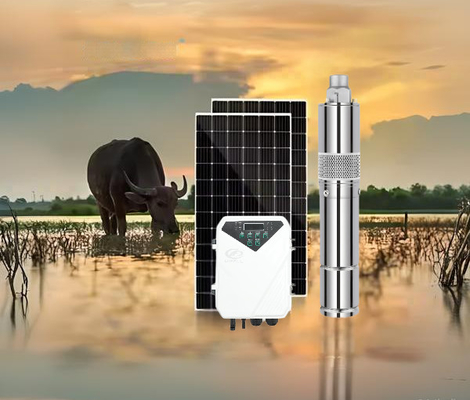 Harga yang bagus Optimum Input Voltage 60V-90V DC Solar Water Pump with MPPT Controller Type and Max Flow 3.8m3/h on line