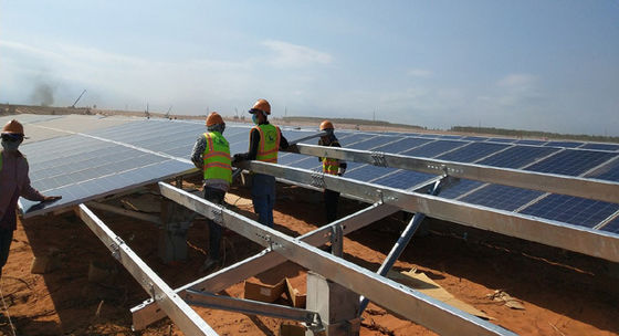 Harga yang bagus Tilt Angle 0-60 Degrees Compatible Solar Array Mounting Brackets for Framed or Frameless Modules on line