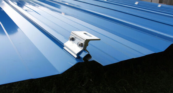 Harga yang bagus Metal Roof Clamp Solar Mounting System Desain Waterproof on line