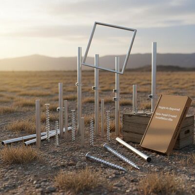 Harga yang bagus Kit Pemasangan Panel Surya di Tanah Sesuai Kebutuhan Memberikan Kedalaman Tak Terbatas Memungkinkan Penyesuaian Ketinggian Kustom dan Penahan Tanah yang Aman on line