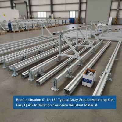 Harga yang bagus Kit Pemasangan Panel Surya di Tanah Kemiringan Atap 0° Hingga 15° Pemasangan Cepat Khas Material Tahan Korosi on line