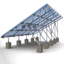 Harga yang bagus 60m/s Solar Panel Ground Mounting Systems For Photovoltaic PV Array SGS Approved on line