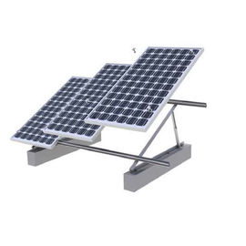 Harga yang bagus PV Solar Panel Roof Mounting Systems Concrete Base Anodized HDG Surface Treatment on line