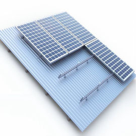 Harga yang bagus Frameless Solar Panel Roof Mounting Systems Color Steel Sandwich Inclined Hot - Dip Galvanized on line