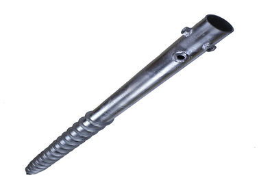 Harga yang bagus 76*1600/2000/2500 Ground Screw Piles Solar Panel Mounting System Foundation on line