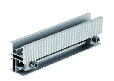 Harga yang bagus Adjustable Extruded Aluminum Rail , Solar Panel Mounting System Aluminium Profile Rail on line