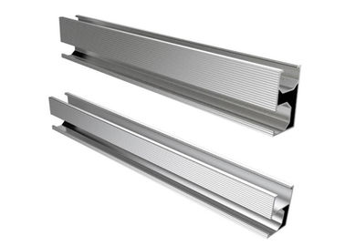 Harga yang bagus Silver Aluminum Slotted Rail For Solar Energy System Roof Ground Project on line