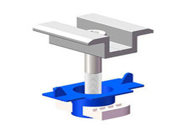 Harga yang bagus Al 6005 T5 End Solar Panel Clamps Mounted Middle Commercial Roof Ground Installation Site on line