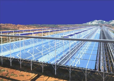 Harga yang bagus Linear Fresnel Solar Heating System HDG Steel Mounting Frames Customized Color on line