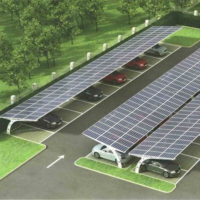 kualitas Off Grid Steel Carport Shed Solar Energy Panel Mounting Systems pabrik