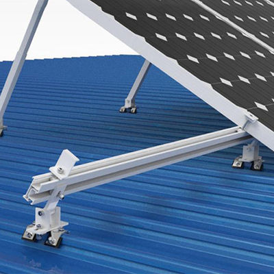 Harga yang bagus Living House Solar Panel Frame Mounting Kit , Triangular Bracket Solar Power Roof Systems on line