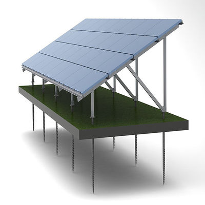 Harga yang bagus Screw Pile Solar Panel Ground Mounting Systems Wide Application on line