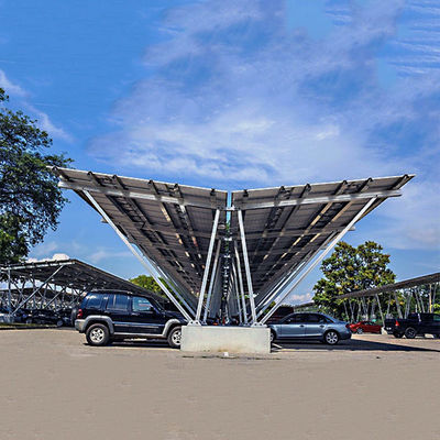Harga yang bagus Customized PV Carport Solar Systems Mounting Bracket Open Ground Anti - Corrosion on line
