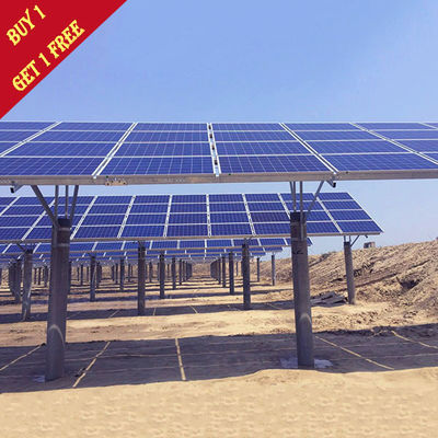 Harga yang bagus Tidal Flat Type Customized Solar Panel Ground Mounting Systems Hot Dip Galvanizing on line