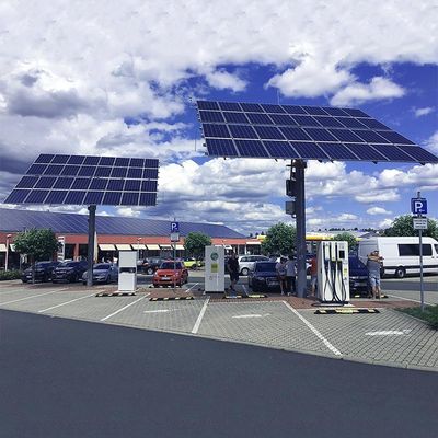 Harga yang bagus Galvanized Residential PV Carport Structures For Parking Lot on line