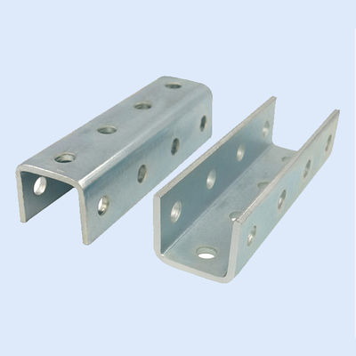 Harga yang bagus Solar Panel Galvanised Channel Sections , C U Hot Rolled Structural Steel Beams on line