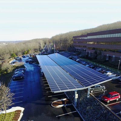 Harga yang bagus High Quality Photovoltaic Carport 20M Max Building Height Framed Module Solar Car Parking Mounting Systems on line