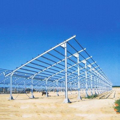Harga yang bagus 50MW Fixed Tilt Anodized Aluminum Frameless Solar Panel Mounting System on line